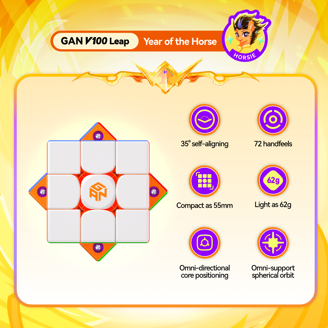 GAN V100 Leap 3x3 (2026 Year of the Horse Edition)