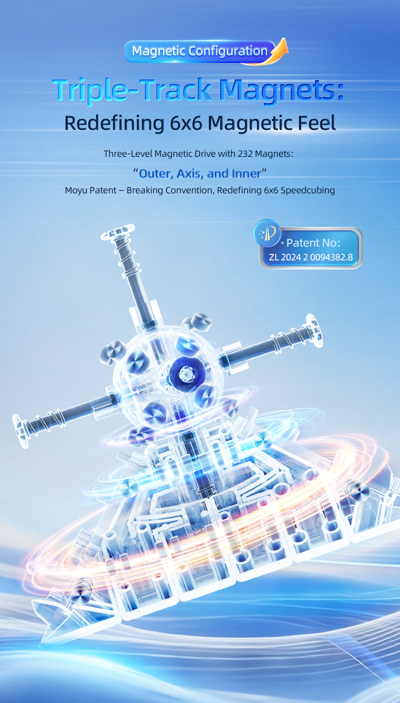 MoYu AoShi V4 6x6 (Triple-Track Magnetic + UV)