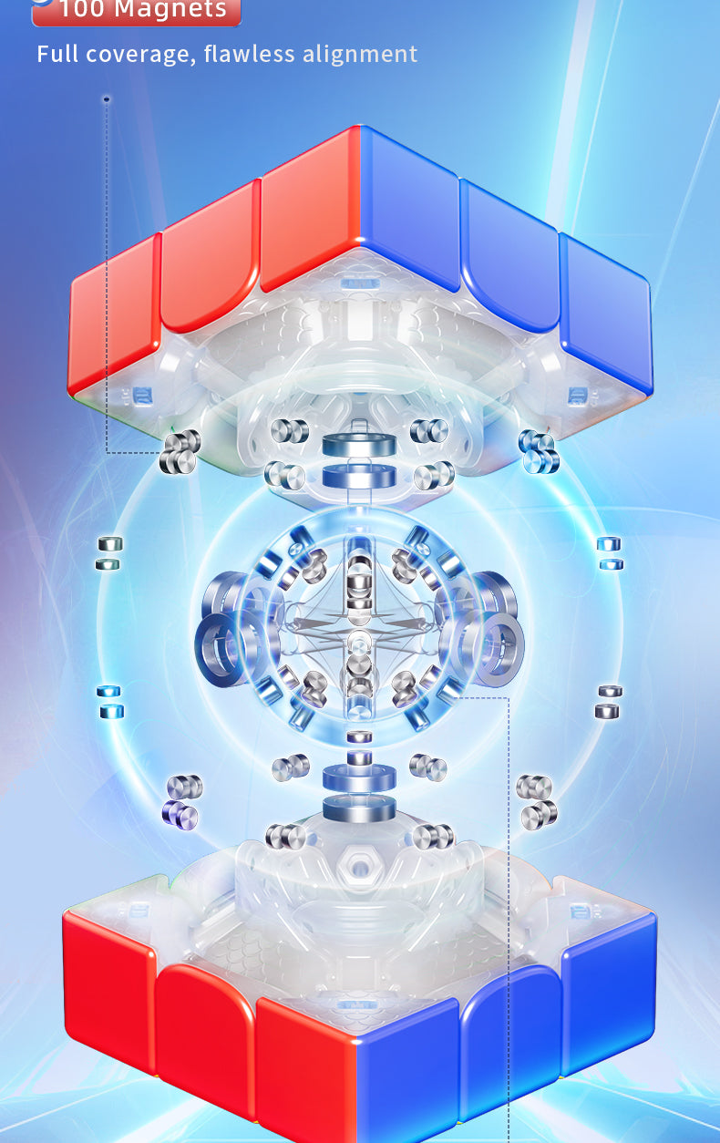MoYu Super AoLong AI 3x3 (8-Magnet Ball-Core + MagLev + UV)