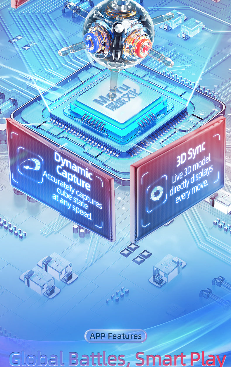 MoYu Super AoLong AI 3x3 (8-Magnet Ball-Core + MagLev + UV)
