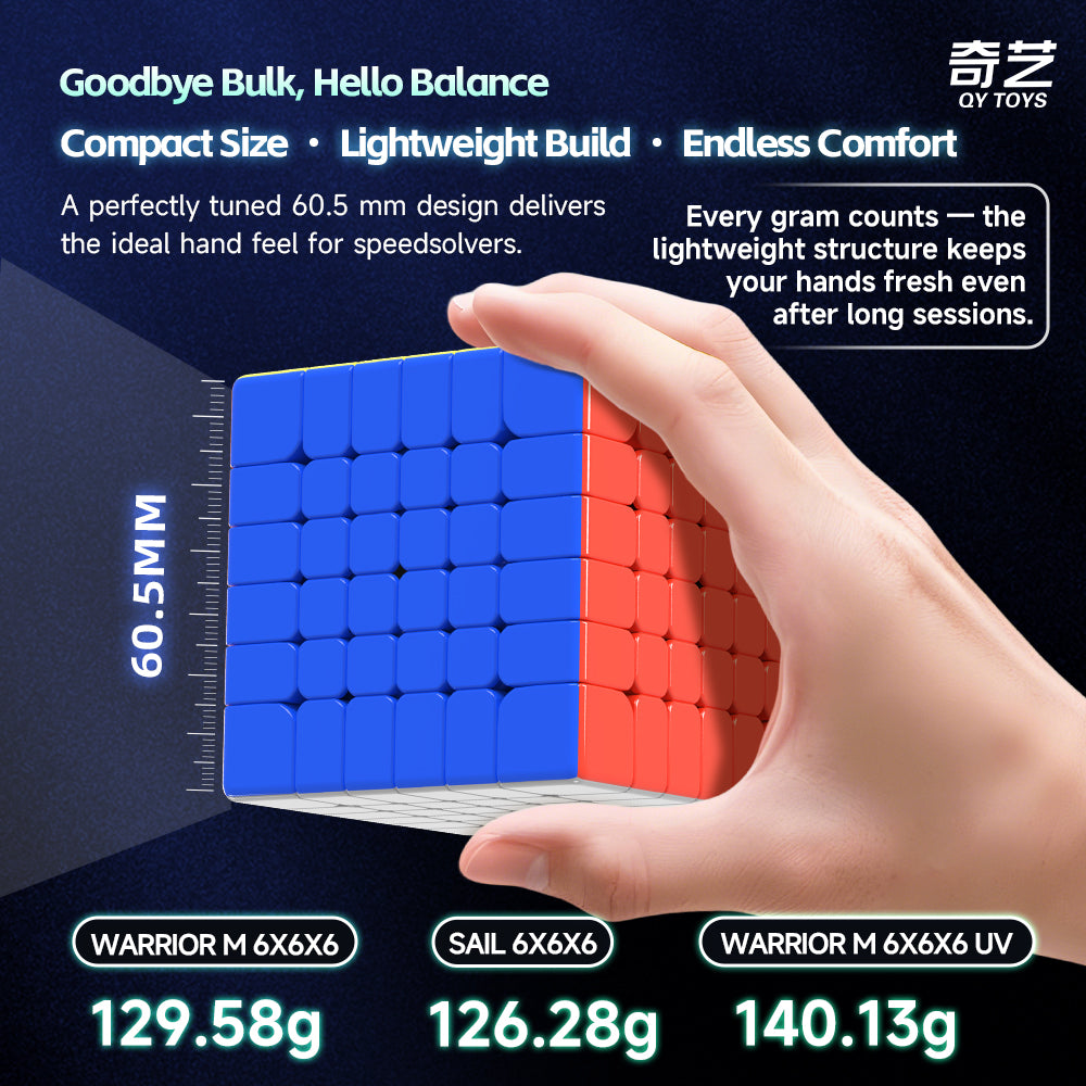 QiYi Warrior 6x6 (PiCube Core-Magnetic + UV)