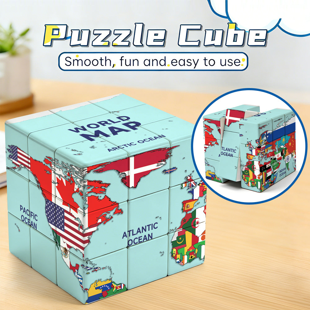Ziina World Map 3x3 (Flags)