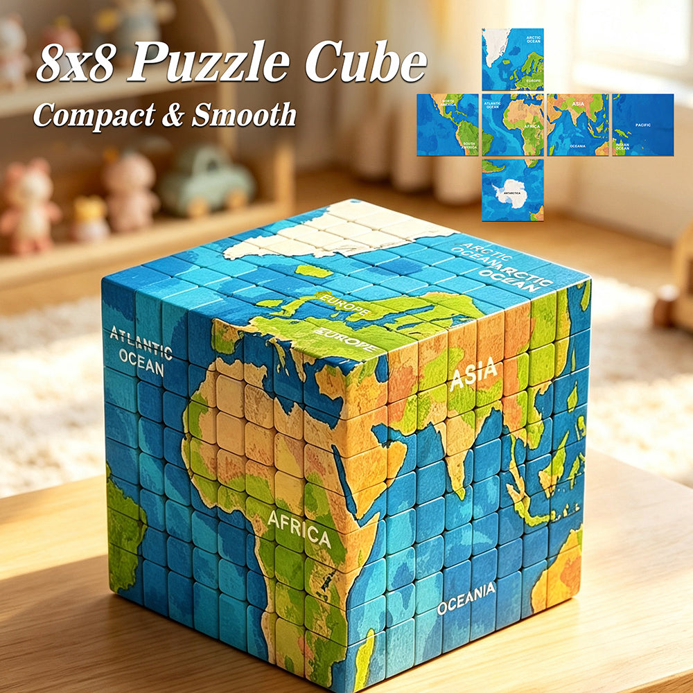 Ziina World Map 8x8 (B)
