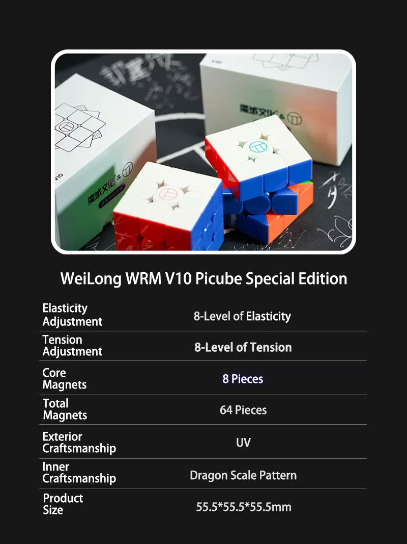 MoYu WeiLong WRM V10 3x3 (UV PiCube SE)