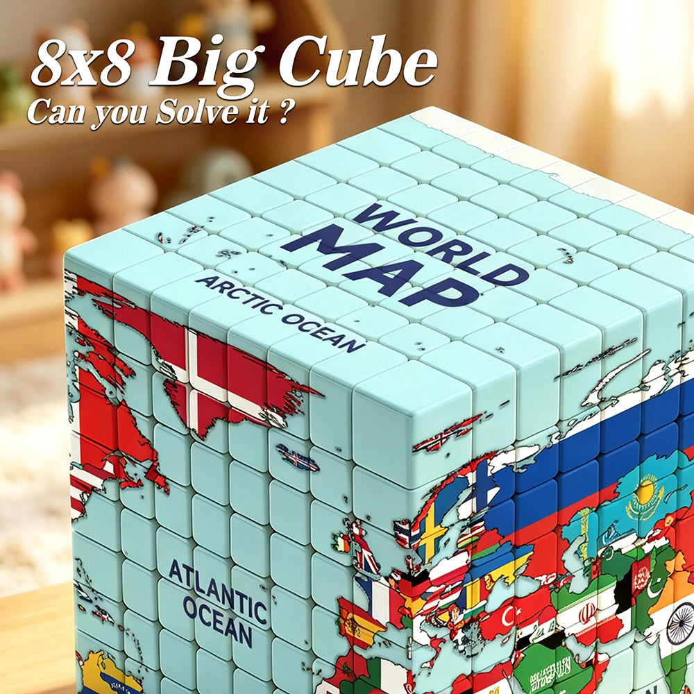 Ziina World Map 8x8 (Flags)