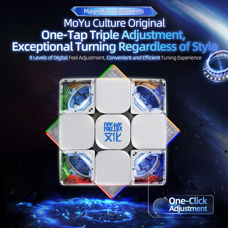 MoYu Super WeiLong 3x3 V2 AI (8-Magnet Ball-Core + MagLev + UV)