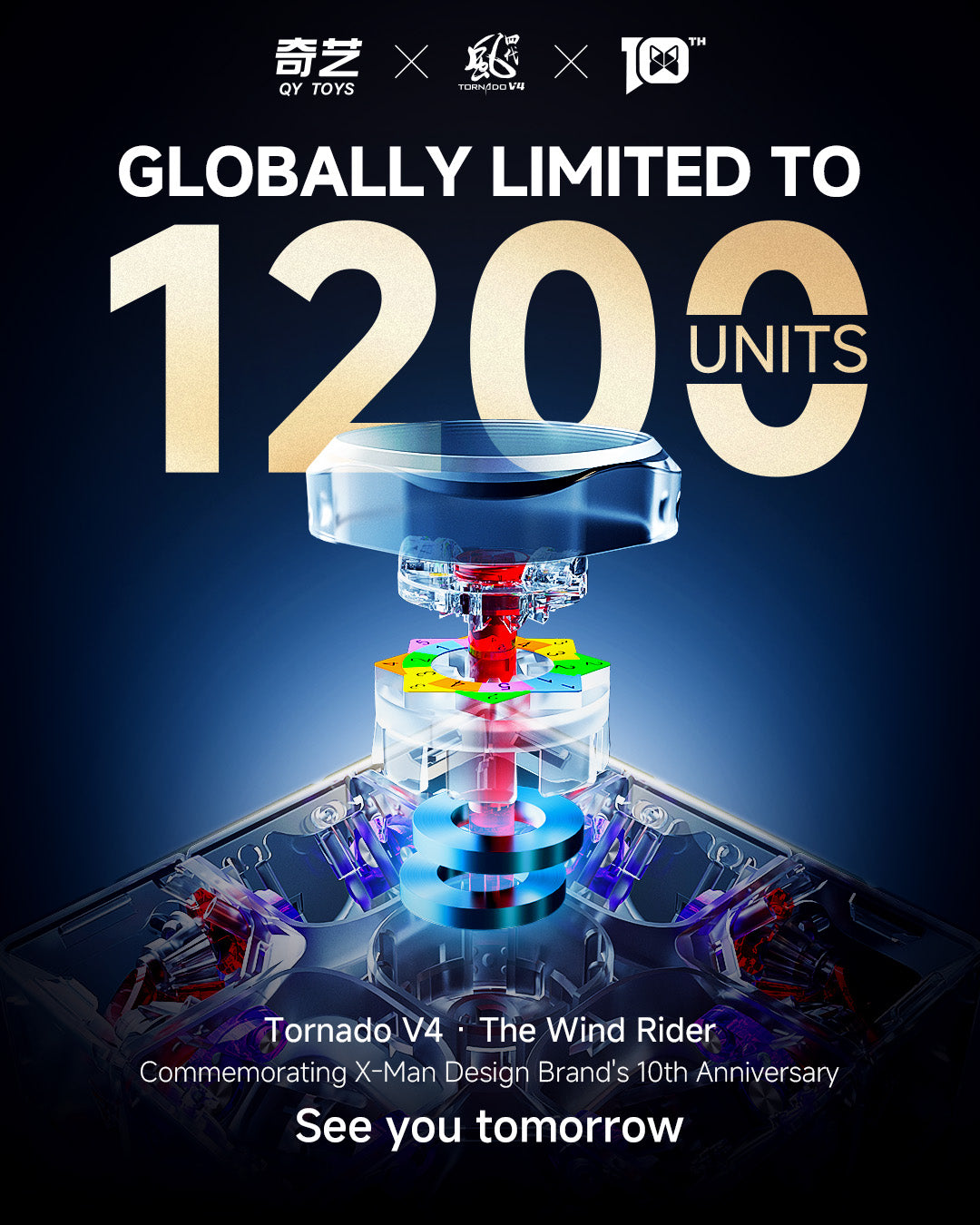X-Man Tornado V4 3x3 (10th Anniversary Limited Edition)
