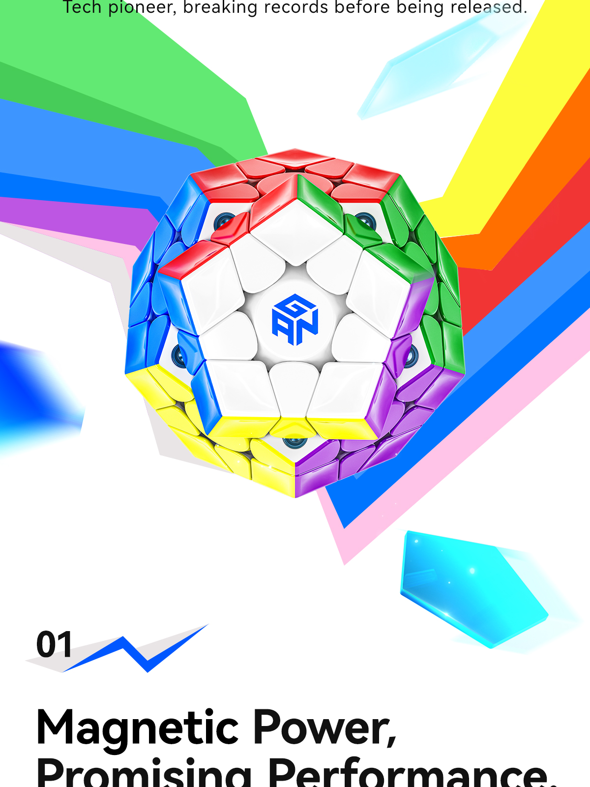 GAN Megaminx MagLev UV