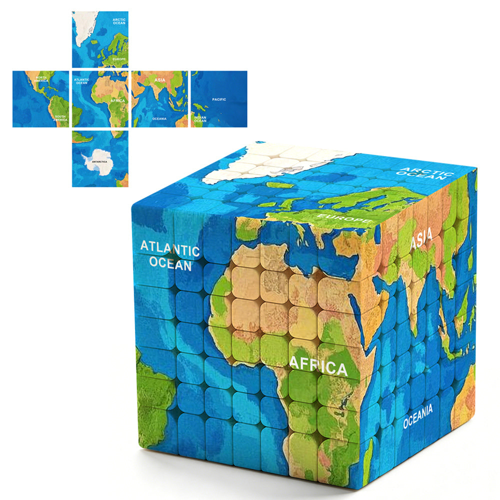 Ziina World Map 7x7 (B)
