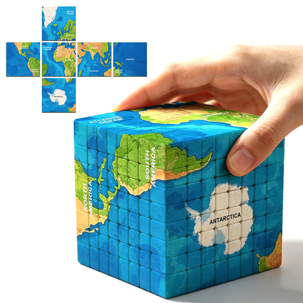 Ziina World Map 8x8 (B)