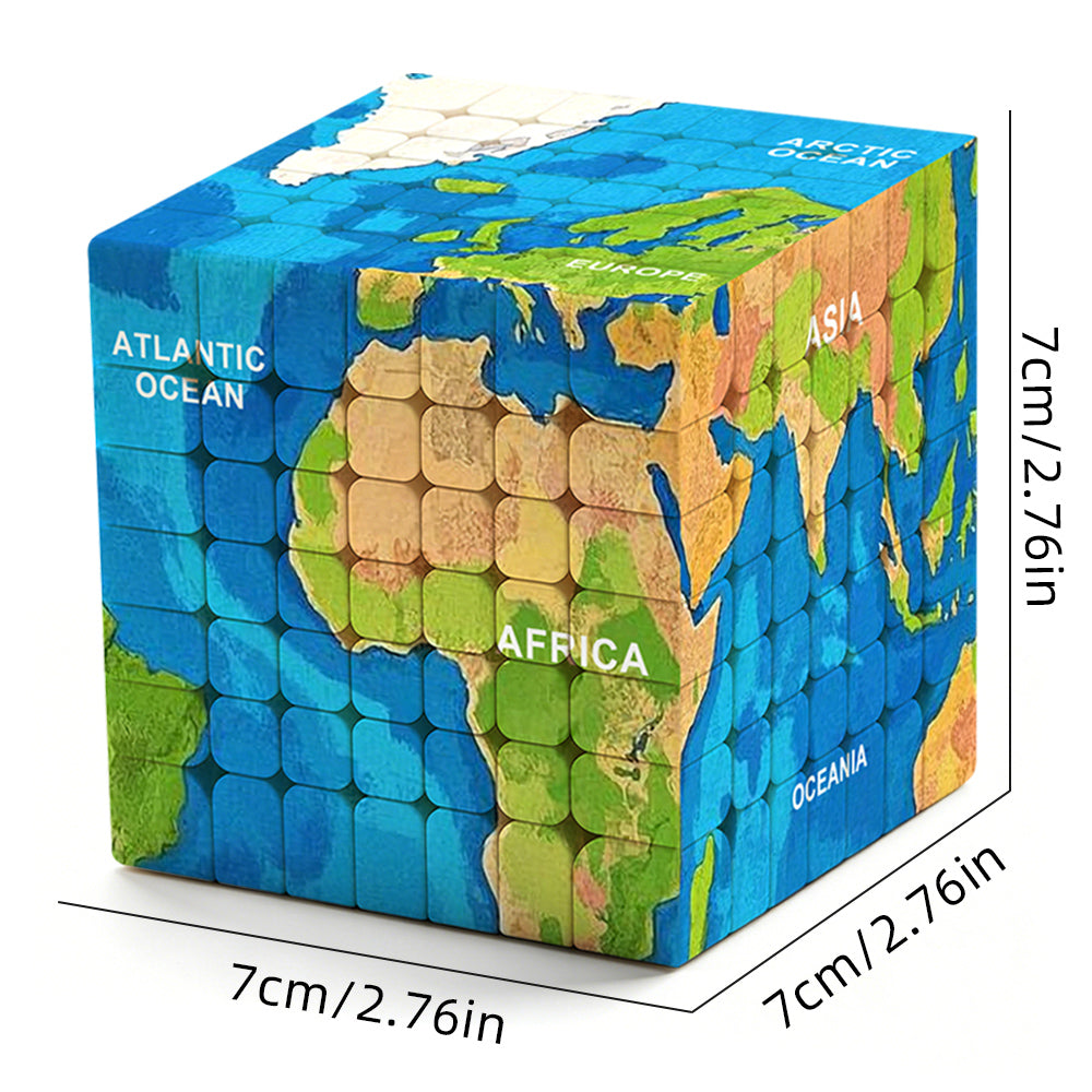 Ziina World Map 7x7 (B)