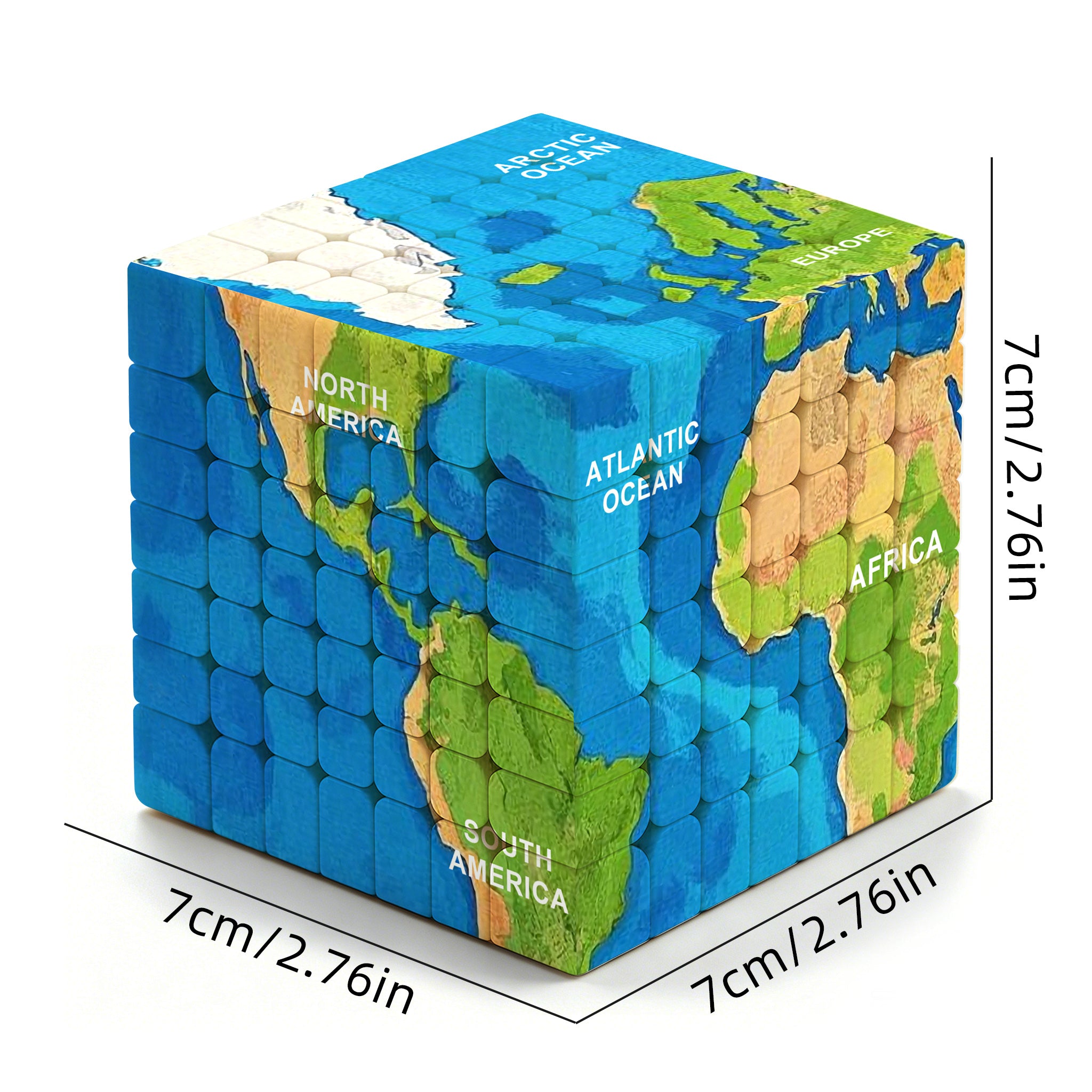 Ziina World Map 7x7 (B)