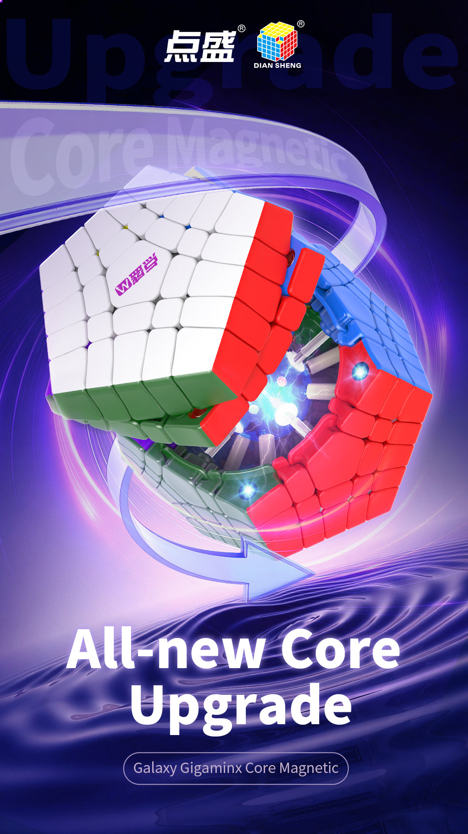 DianSheng Galaxy Gigaminx (Magnetic + Ball-Core)
