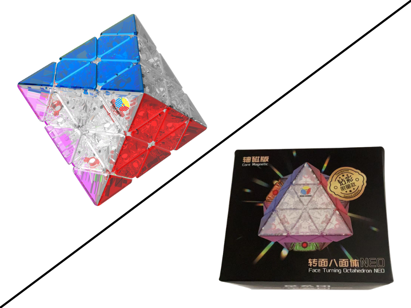 DianSheng Galaxy FTO NEO (Magnetic + Ball-Core, LE) - Transparent Stickerless