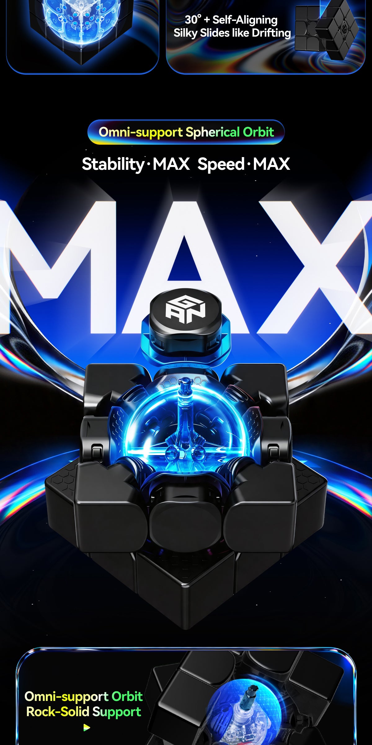 GAN16 ui MagLev MAX UV 3x3 (Smart Cube)
