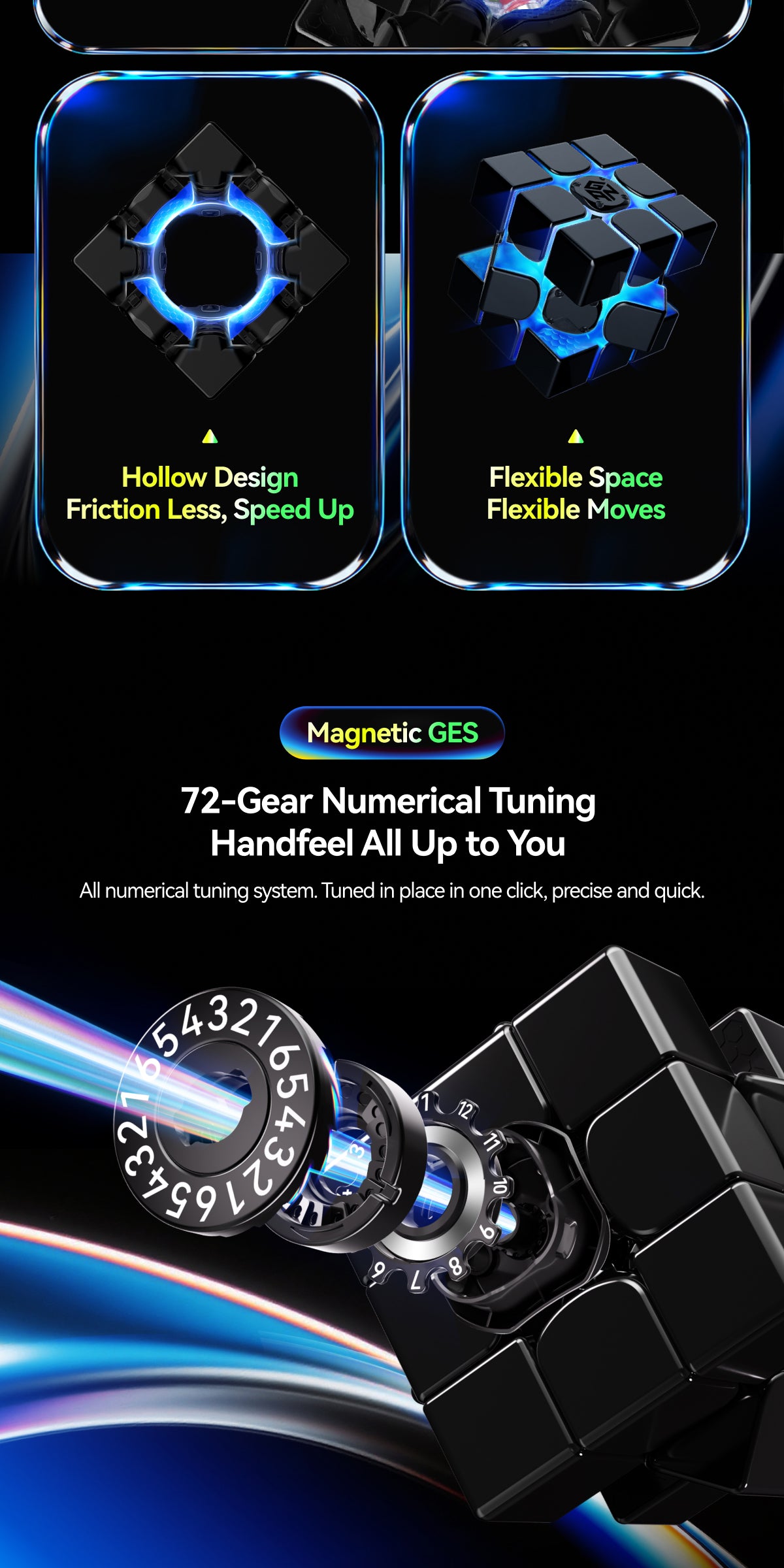 GAN16 ui MagLev MAX UV 3x3 (Smart Cube)