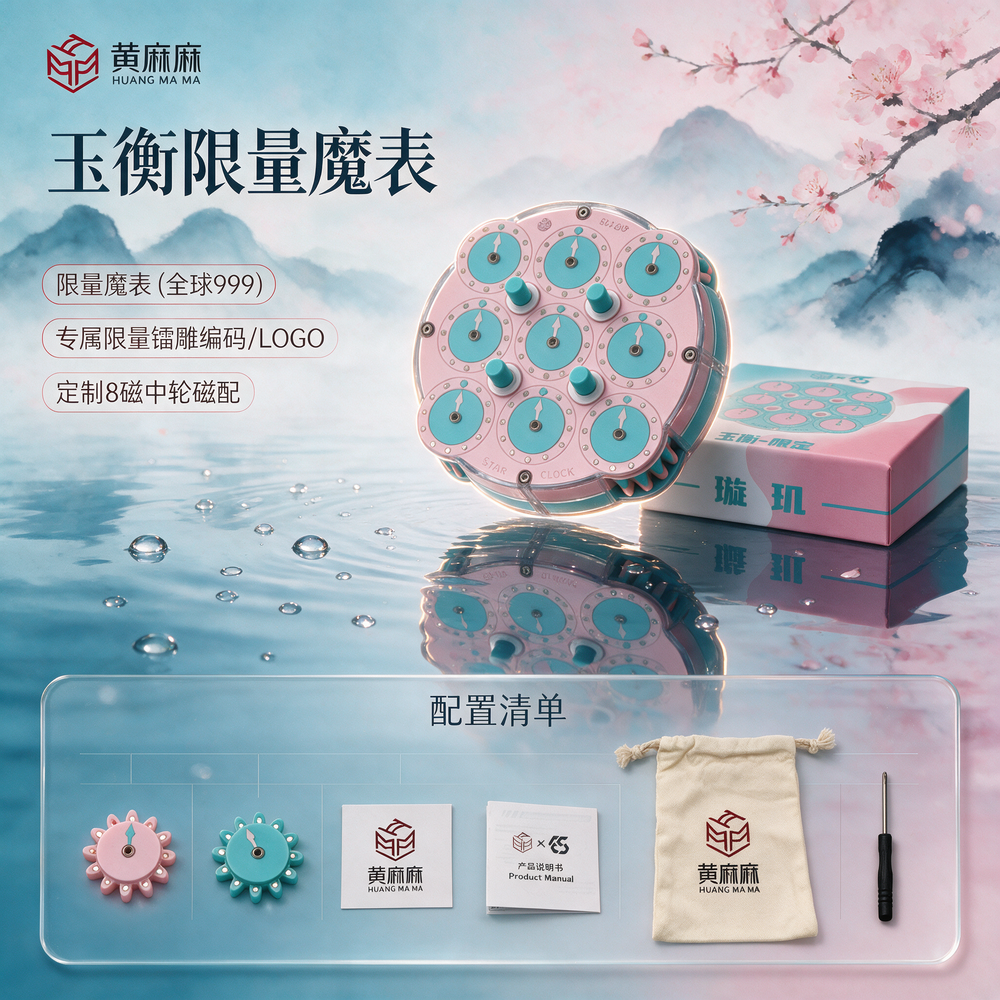 ESTAR Clock (Magnetic + Ball-Bearings, HMM Limited Edition)