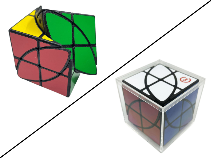 LimCube 2x2 + Maple Leaf Cube - Black