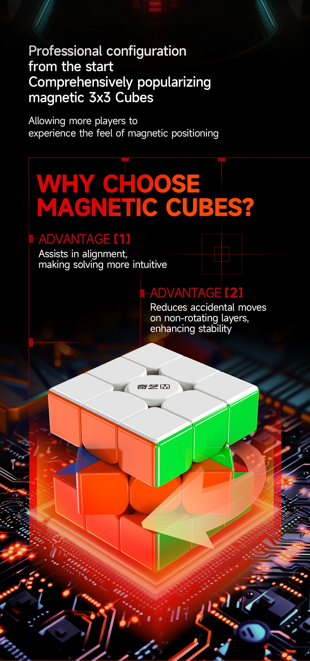 QiYi Warrior M 3x3 (Magnetic)