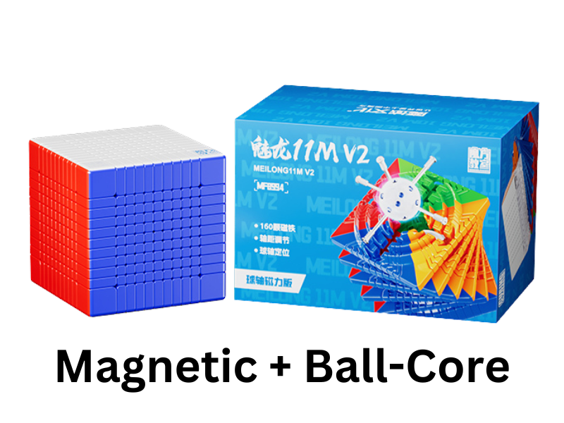 MFJS MeiLong 11x11 V2 (Magnetic + Ball-Core) - Stickerless