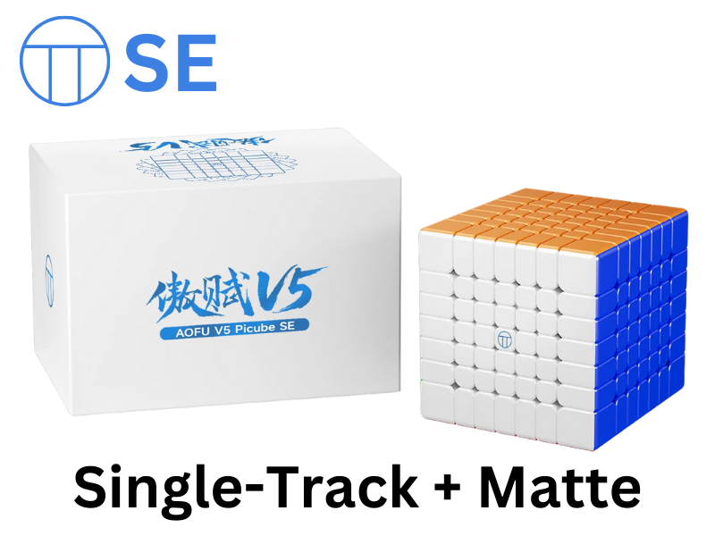 MoYu AoFu V5 7x7 (Single-Track + Matte SE) - Stickerless