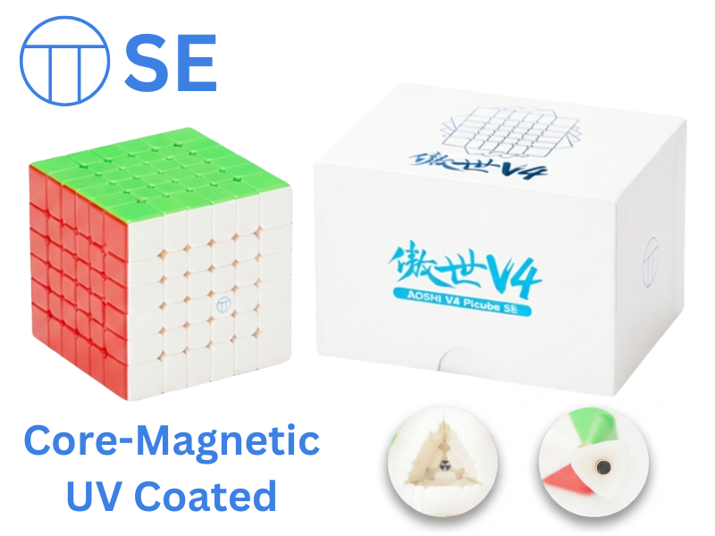 MoYu AoShi V4 6x6 (Double-Track + Core-Magnetic + UV SE) - Stickerless