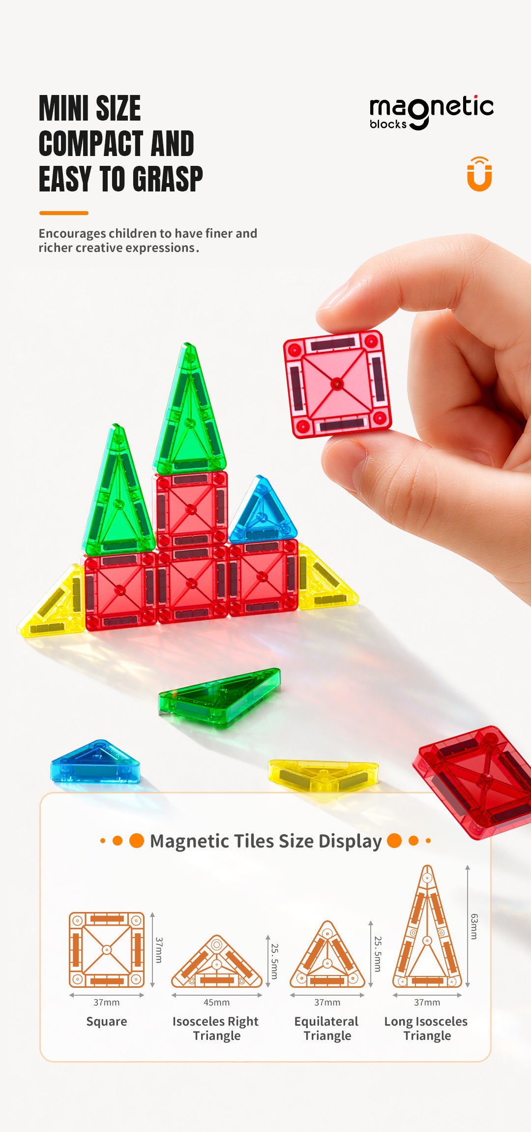 QiYi Mini Magnetic Blocks (Set of 48)