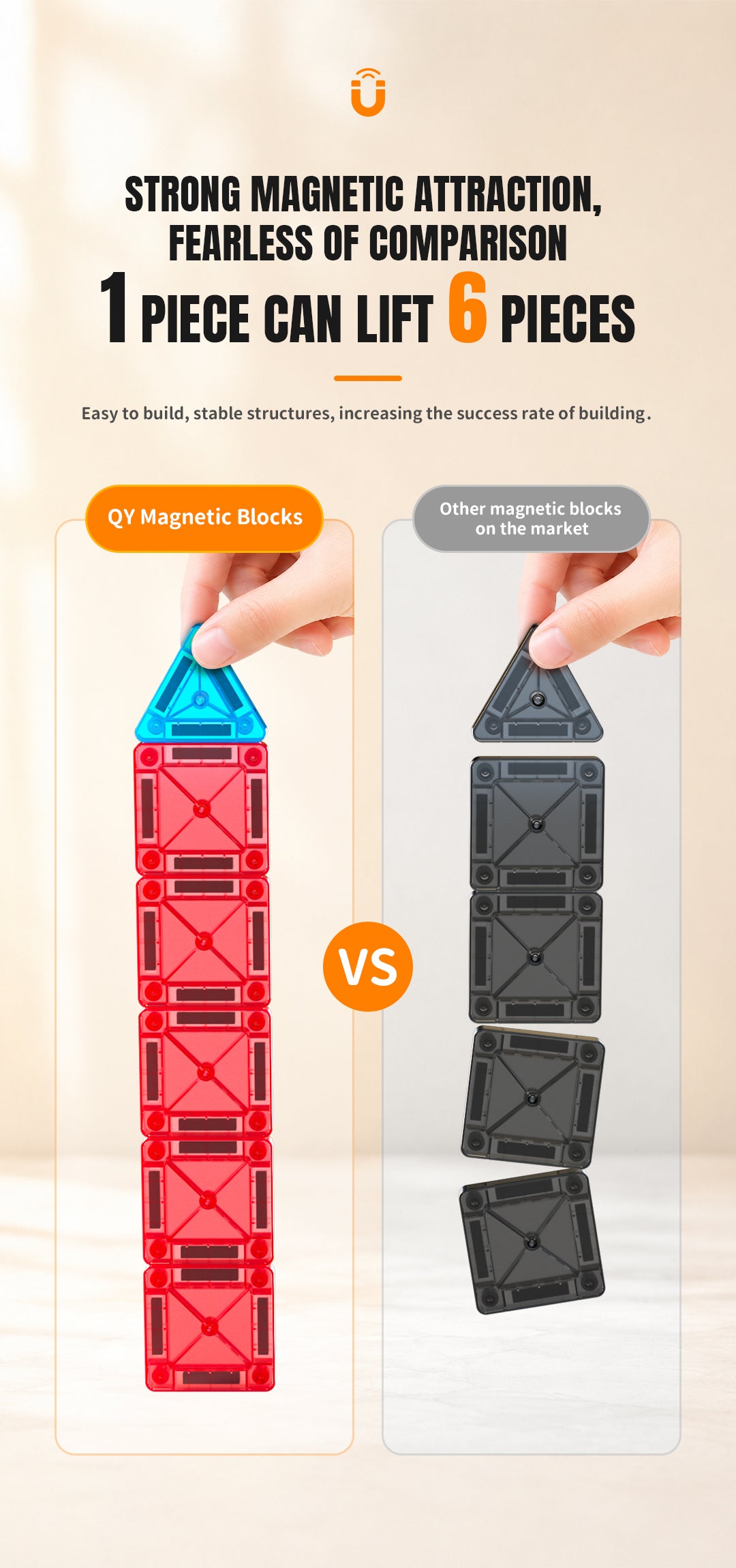 QiYi Mini Magnetic Blocks (Set of 48)
