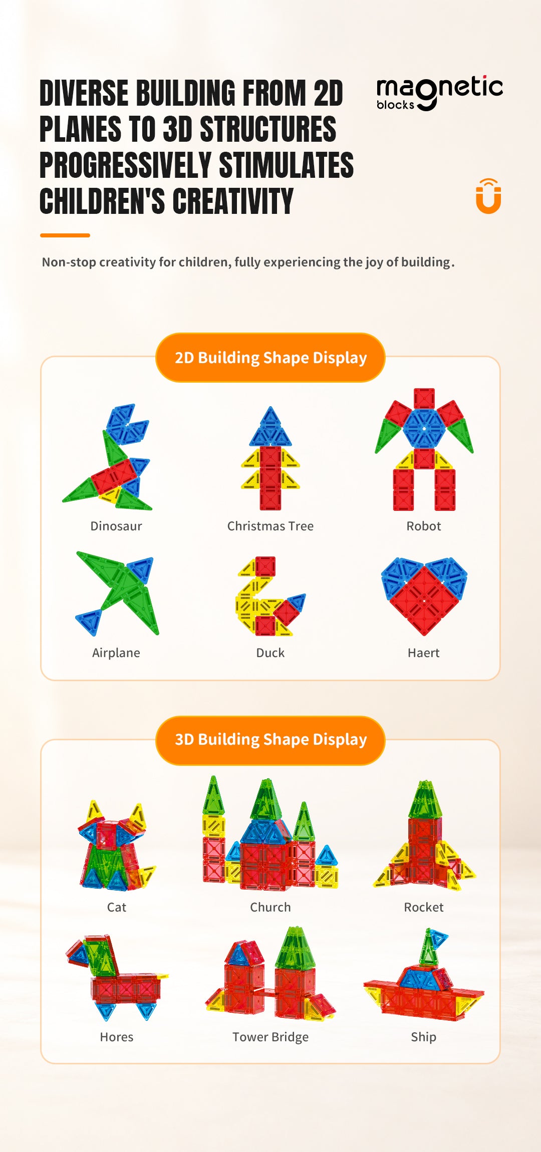 QiYi Mini Magnetic Blocks (Set of 48)