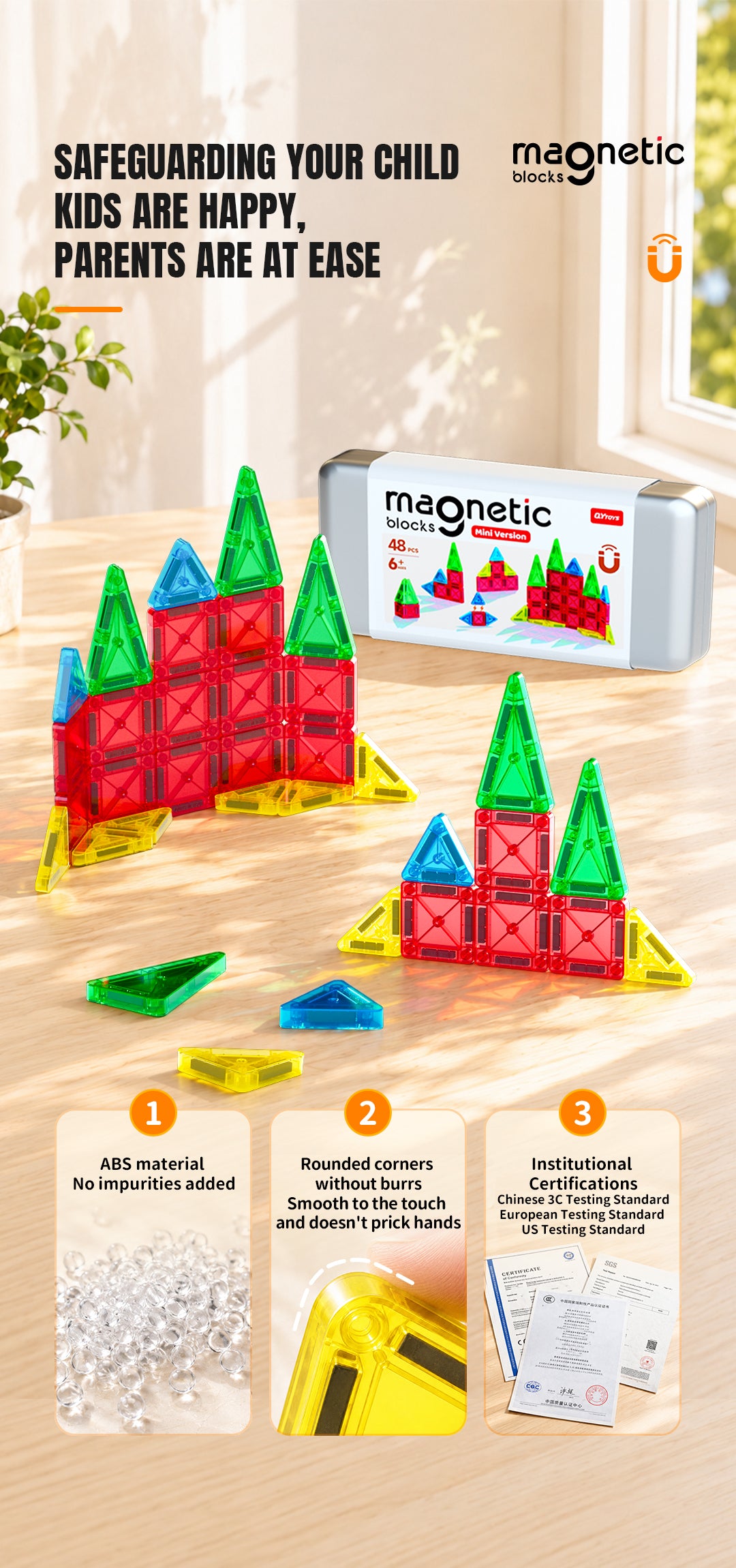 QiYi Mini Magnetic Blocks (Set of 48)