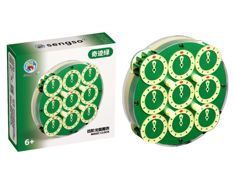 ShengShou Magnetic Clock V2 (Miracle Green Limited Edition) - Green