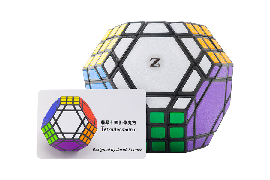 Super Gem III Cube (Tetradecaminx) - Black