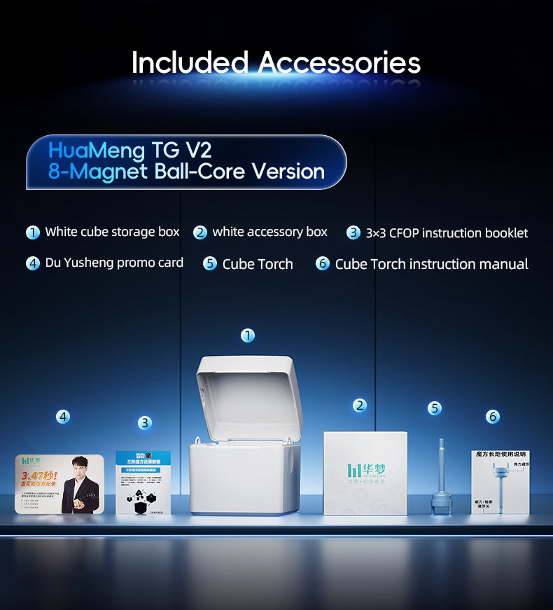 HuaMeng TG V2 3x3 (20-Magnet Ball-Core + UV)
