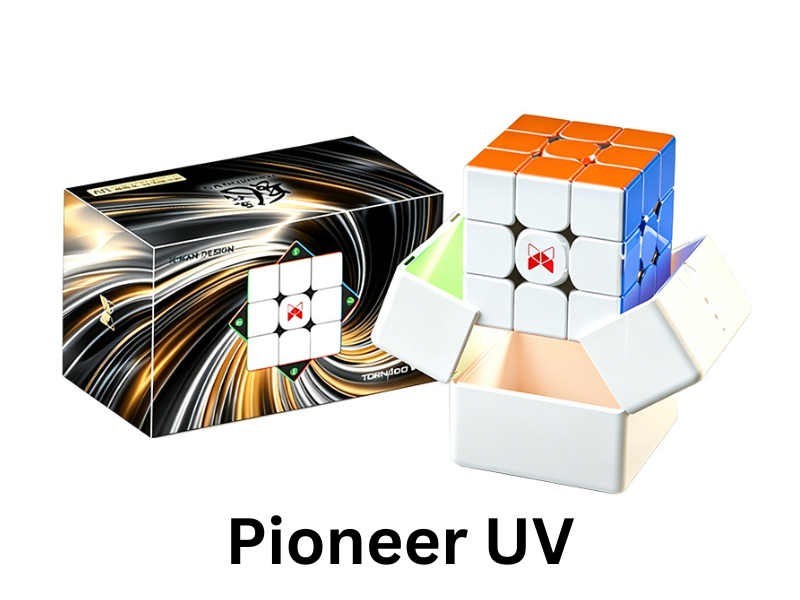 X-Man Tornado V5 3x3 (Pioneer UV, LE) - Stickerless / Black Internals