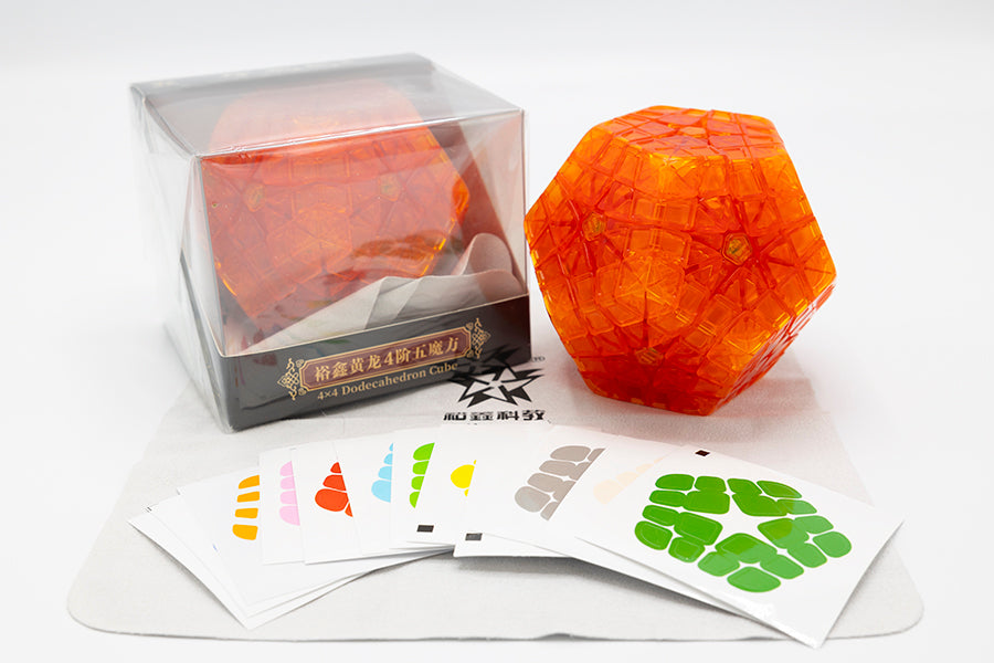YuXin Master Kilominx (Limited Edition) - Transparent Orange