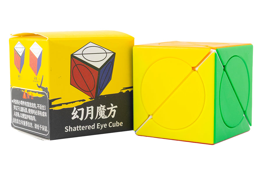 ZePuzzles Shattered Eye Cube - Stickerless