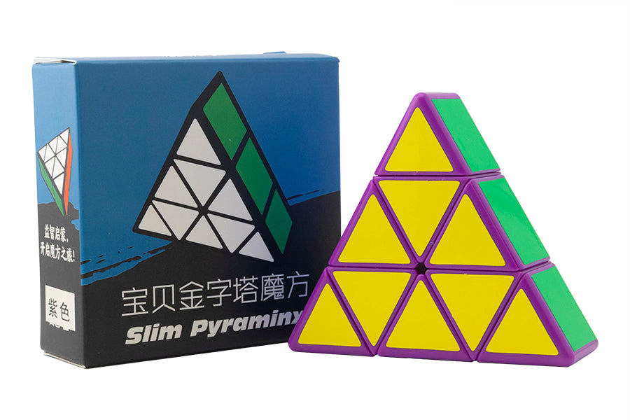 ZePuzzles Slim Pyraminx (Limited Edition) - Purple