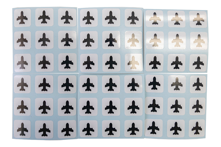 3x3 Plane Stickers Set