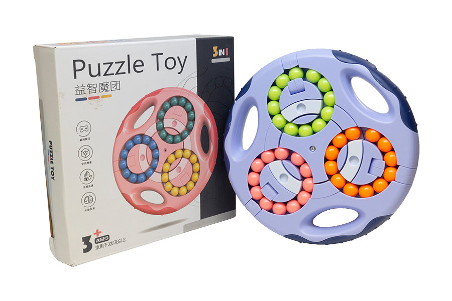 Puzzle Ball Magic Bean Steering Wheel - Blue