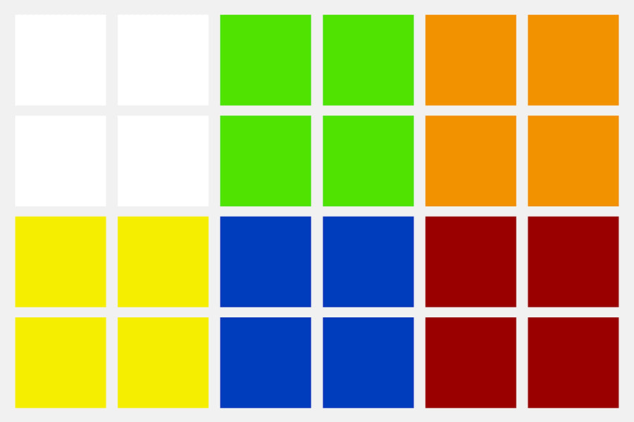 GAN 249 2x2 Sticker Set