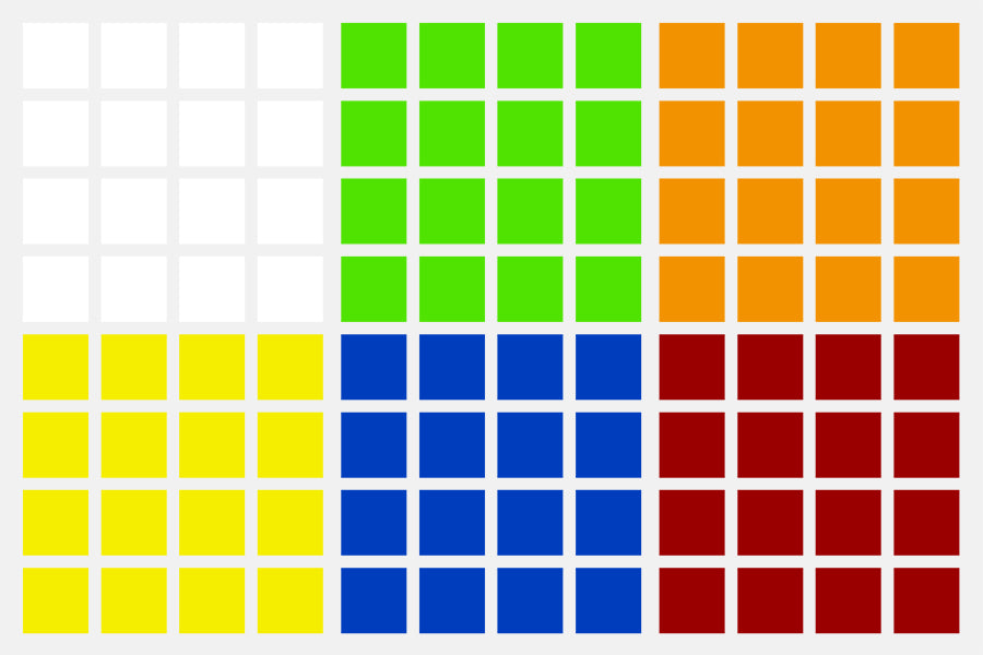 QiYi Thunderclap Mini 4x4 Sticker Set