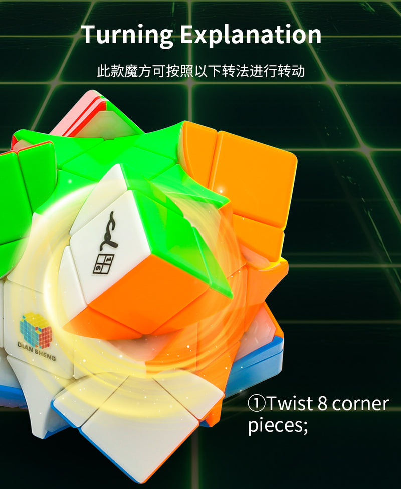 DianSheng Galaxy Corner-Turning 3x3 (Magnetic + Ball-Core)