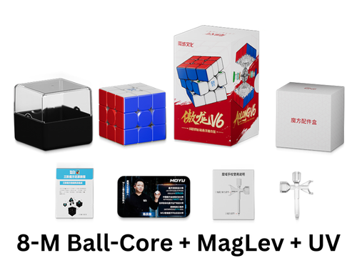 MoYu AoLong V6 3x3 (8-Magnet Ball-Core + MagLev + UV) - Stickerless