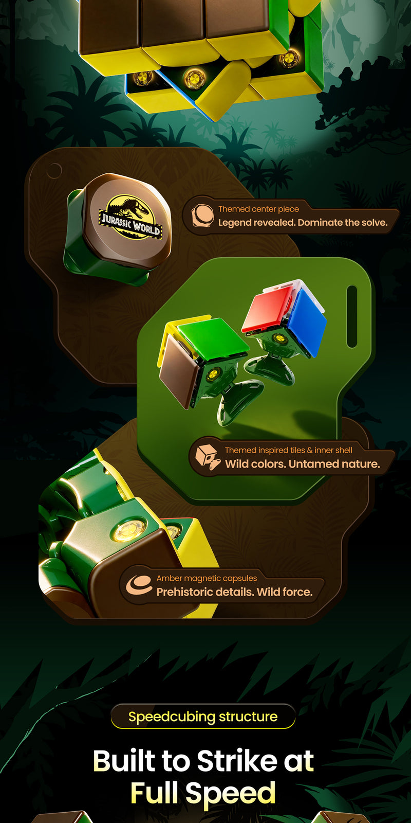 GAN356 ME 3x3 (Jurassic World Edition, Egg Case)