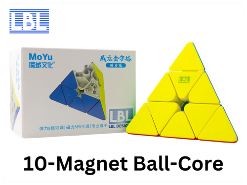 MoYu WeiLong Pyraminx (Magnetic + LBL Mod)