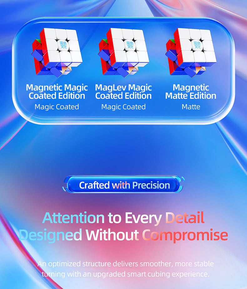 MoYu AoLong V5 AI 3x3 (Smart Cube, 8-Magnet Ball-Core + MagLev + UV)