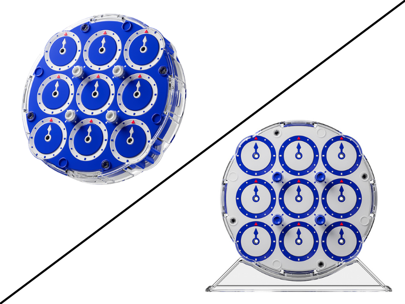 MoYu WeiLong Clock (Magnetic) - Blue