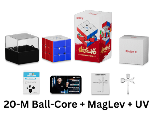MoYu AoLong V6 3x3 (20-Magnet Ball-Core + MagLev + UV) [Pre-Order]