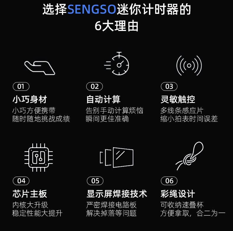 ShengShou One-Handed Mini Timer