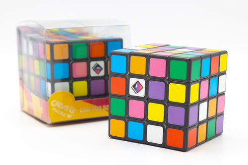 Sudoku Cube 4x4 (8-Color) - Black